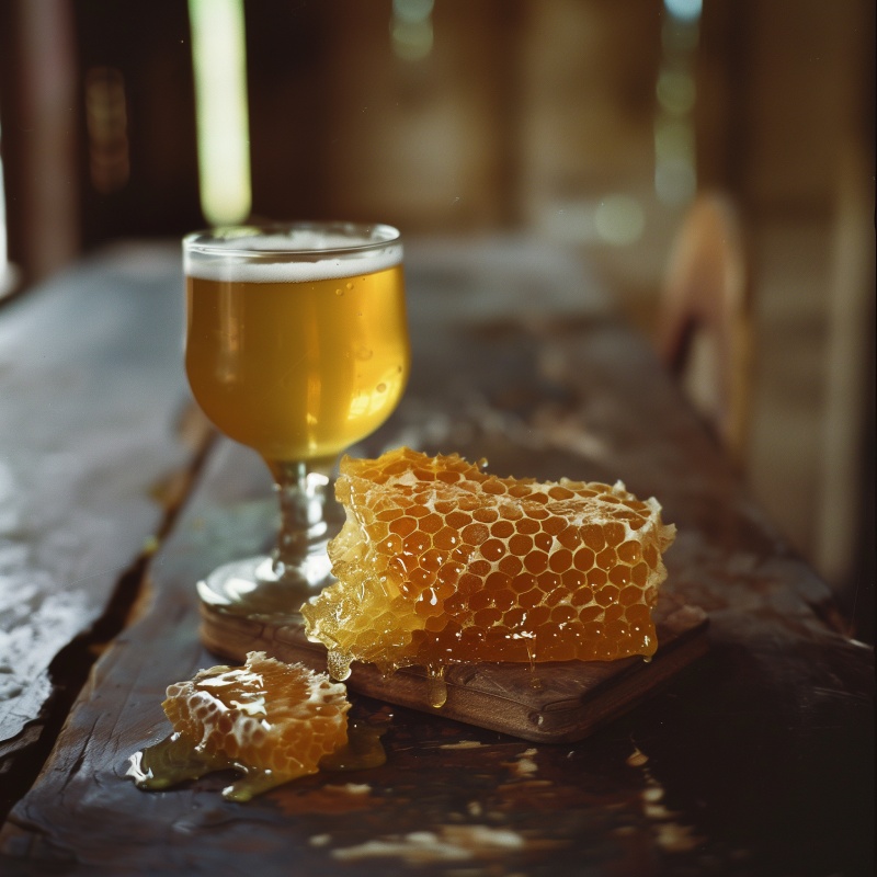 Honeycomb Mead Glass